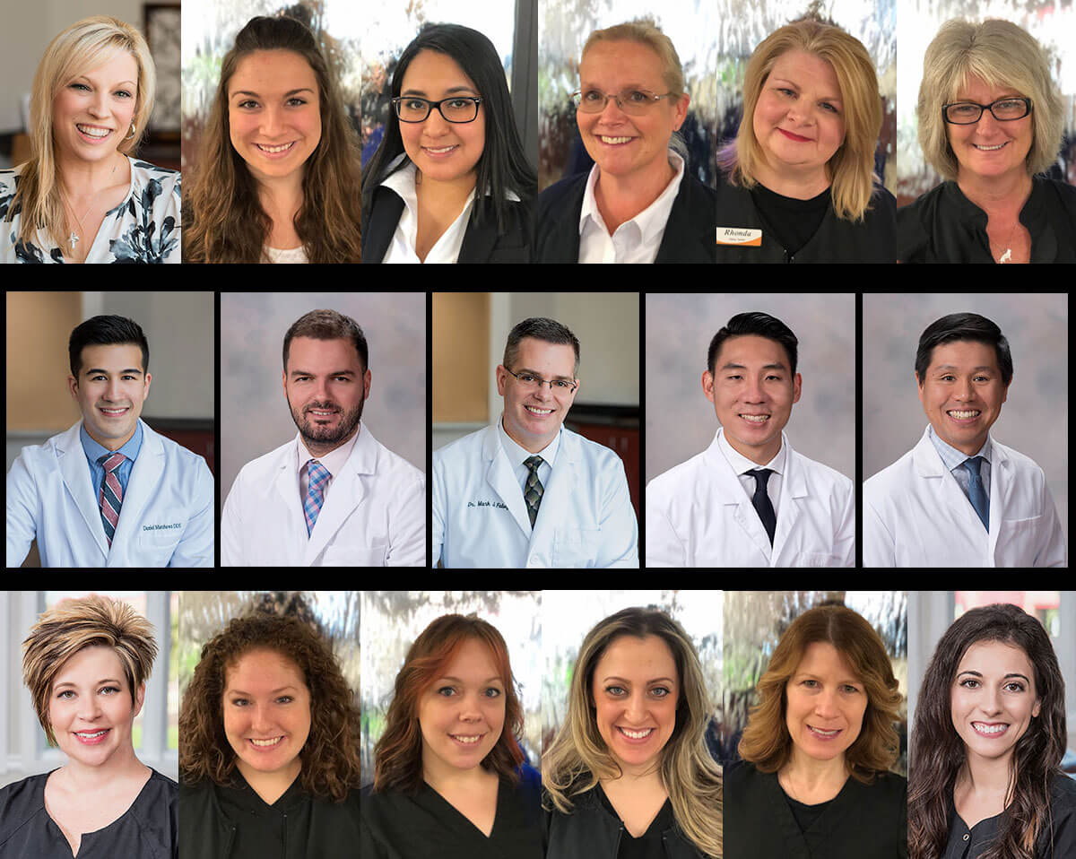 Friendly Professionals in a collage